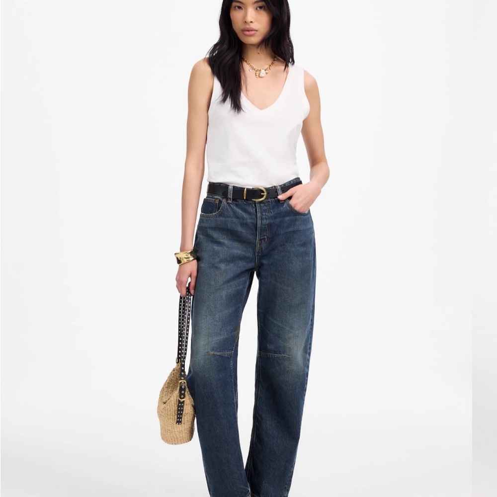 Madewell Darted Barrel Jeans